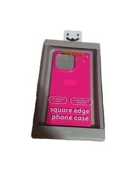 heyday Apple iPhone 16 Pro Square Edge Case with MagSafe - Neon Pink